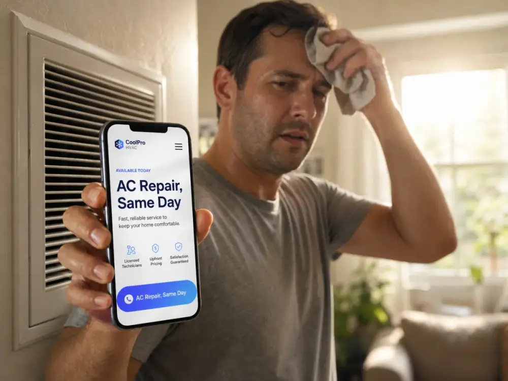 HVAC website: search moment