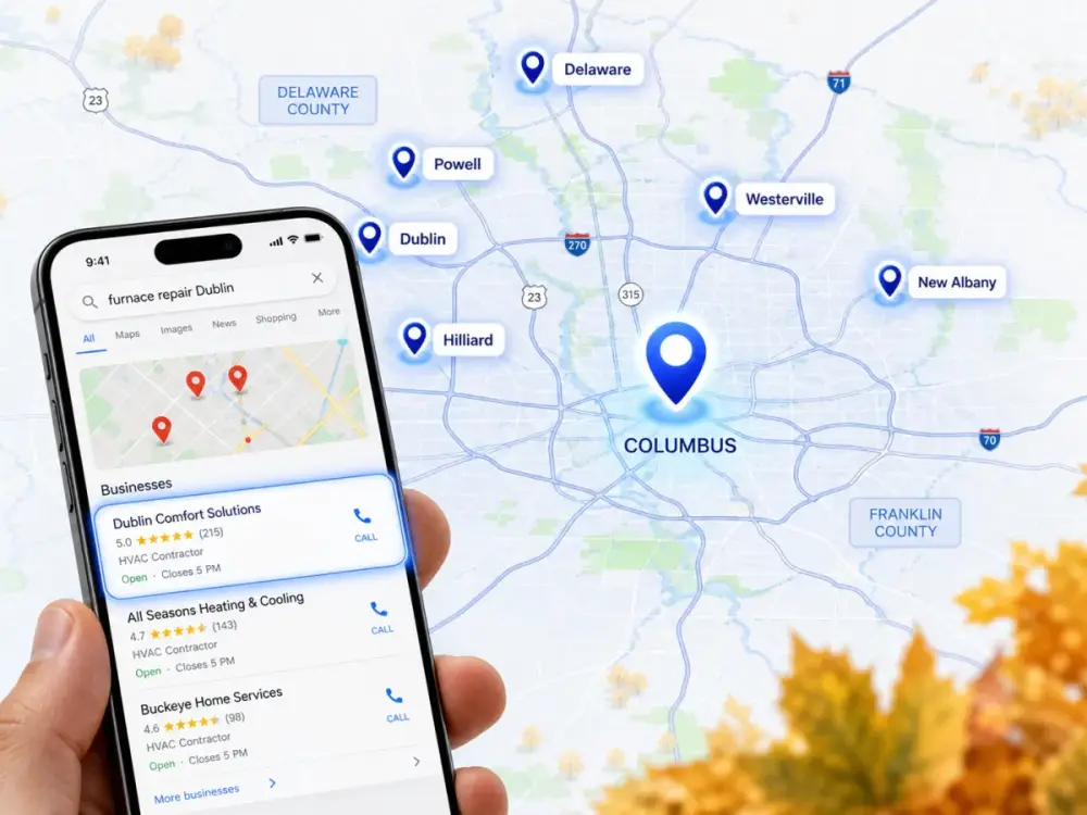 Local search for a Columbus local business website