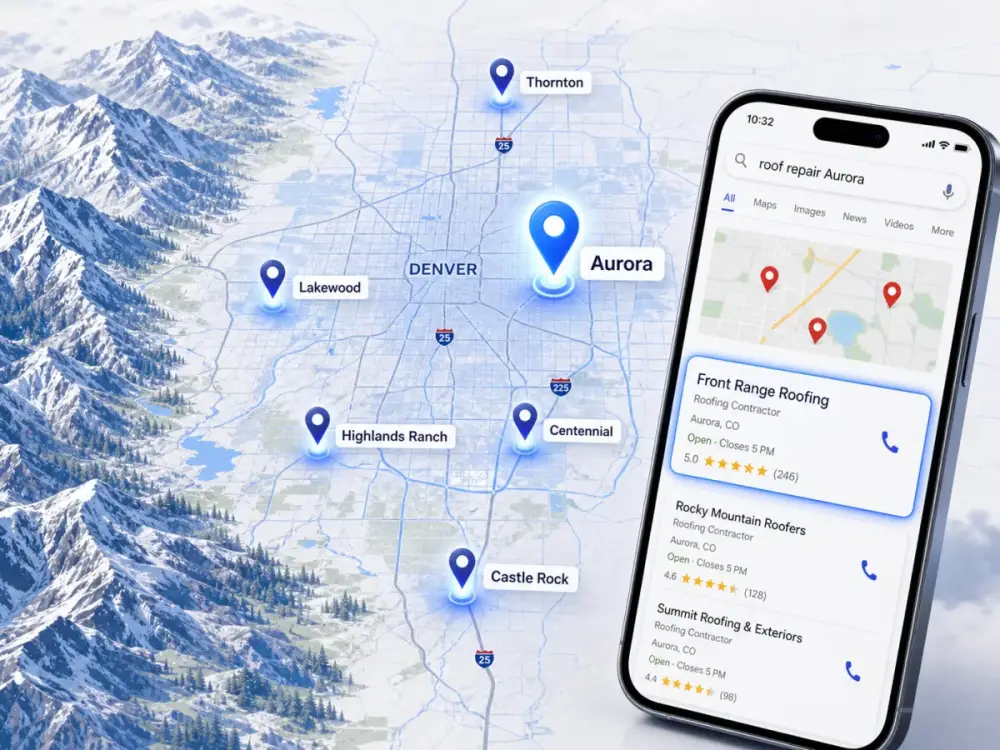 Local search for a Denver local business website