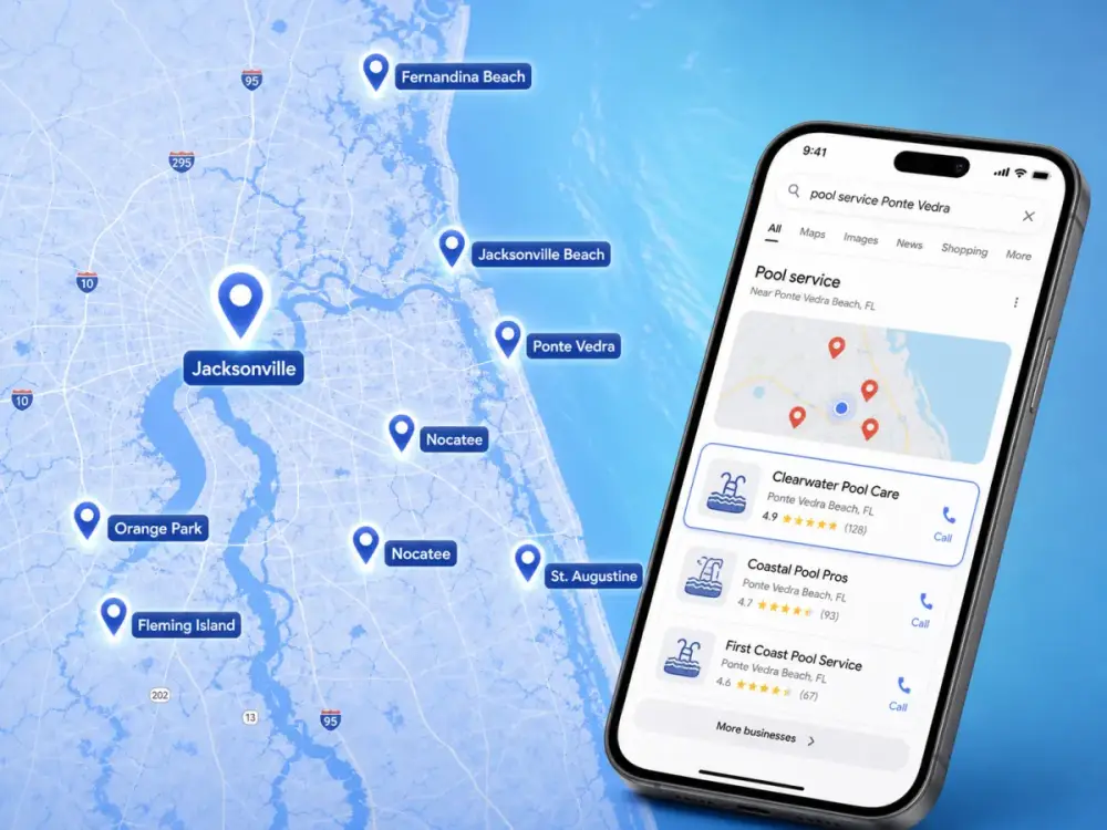 Local search for a Jacksonville local business website