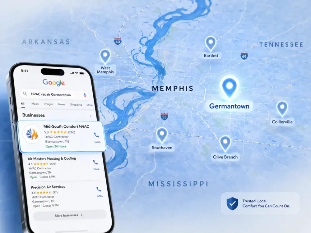 Local search for a Memphis local business website
