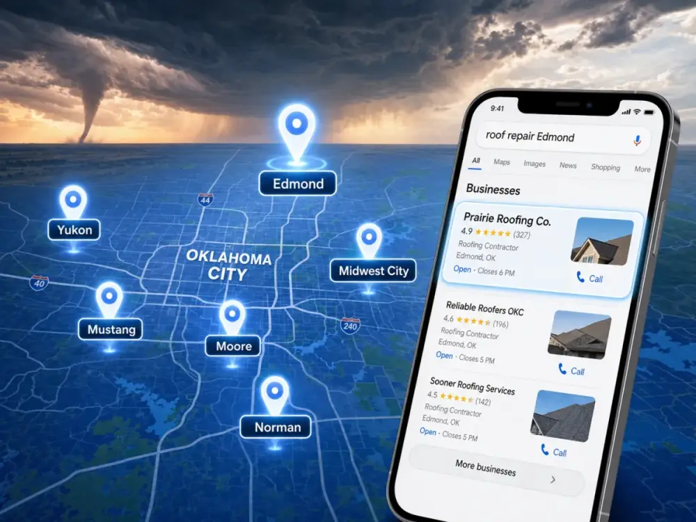 Local search for a Oklahoma City local business website