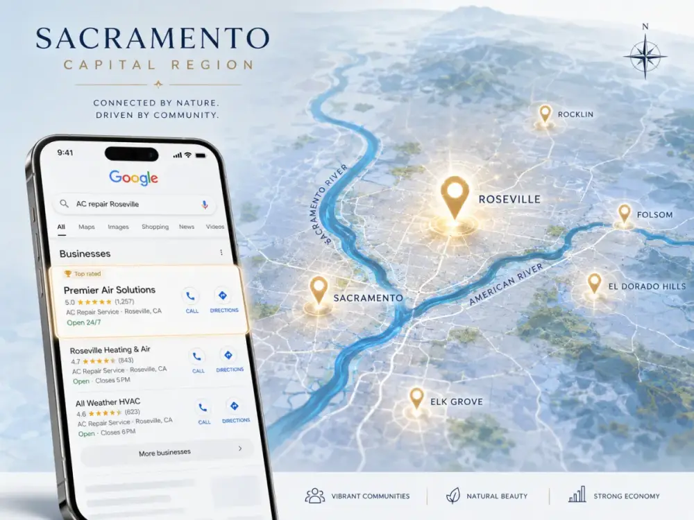 Local search for a Sacramento local business website
