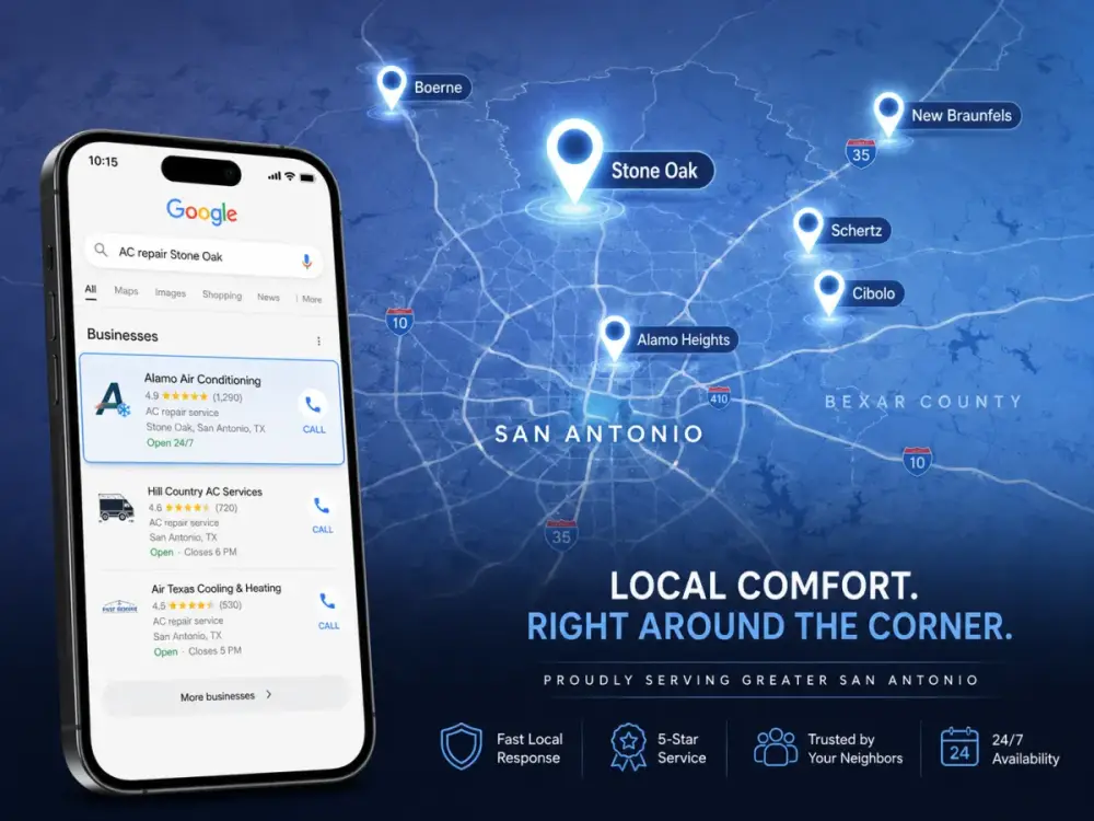 Local search for a San Antonio local business website