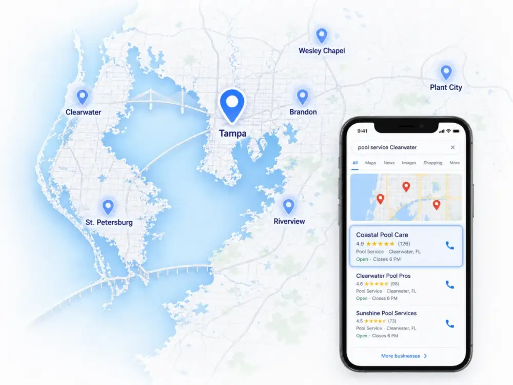 Local search for a Tampa local business website