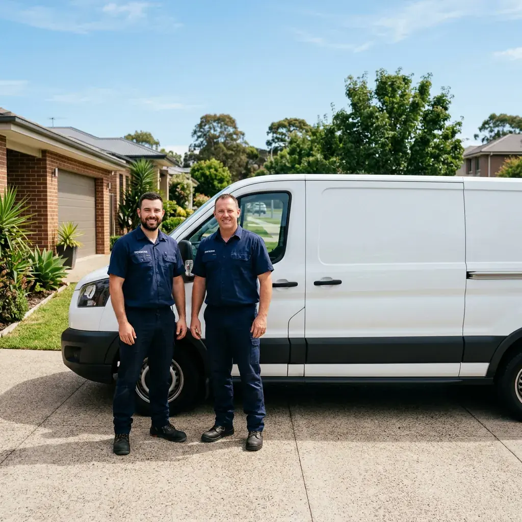 Our licensed technicians and fully stocked service van