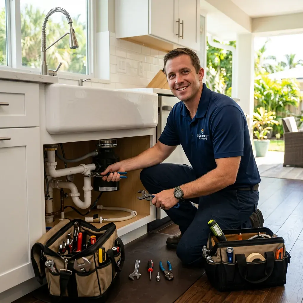 Sample Plumbing technician at work