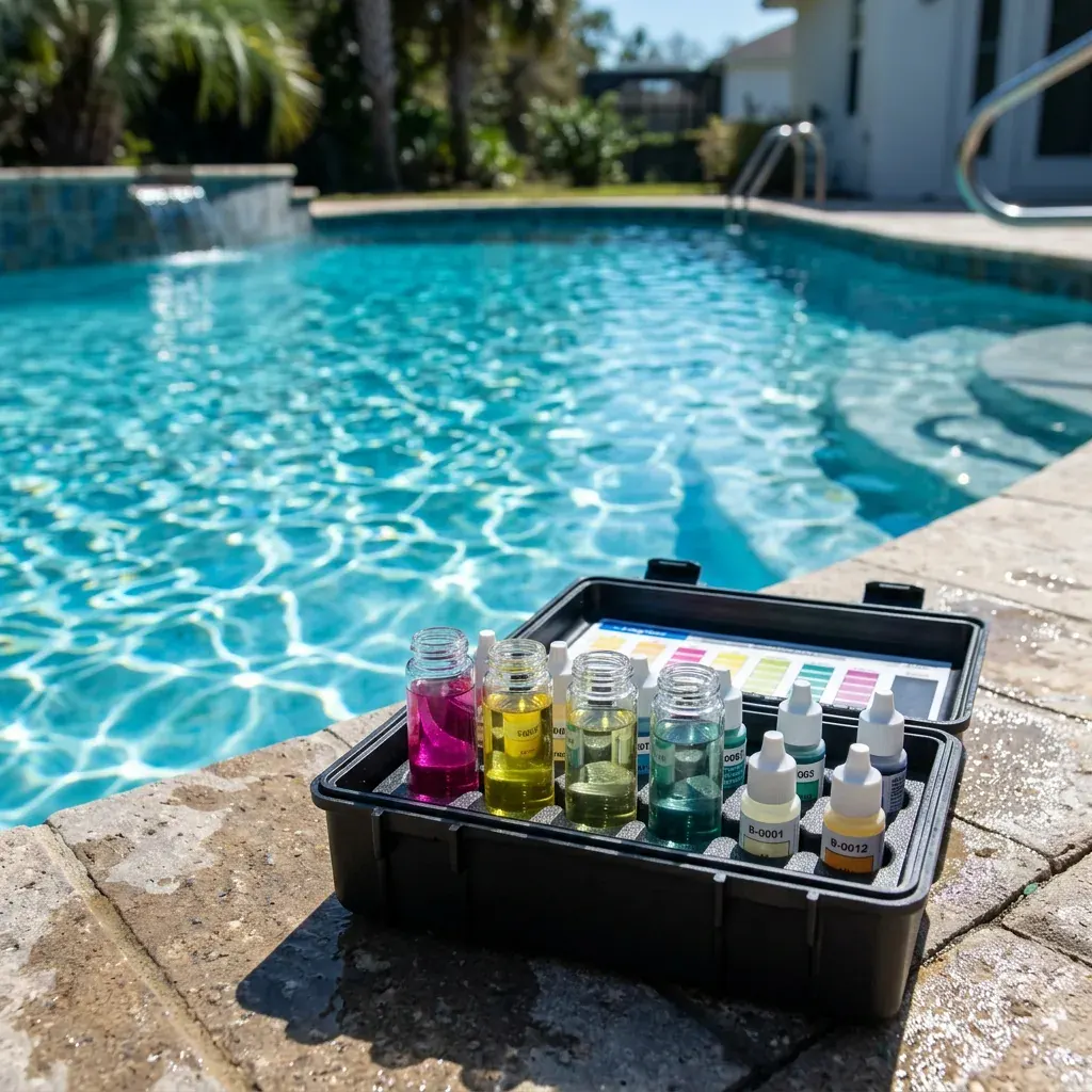 Pool chemistry testing