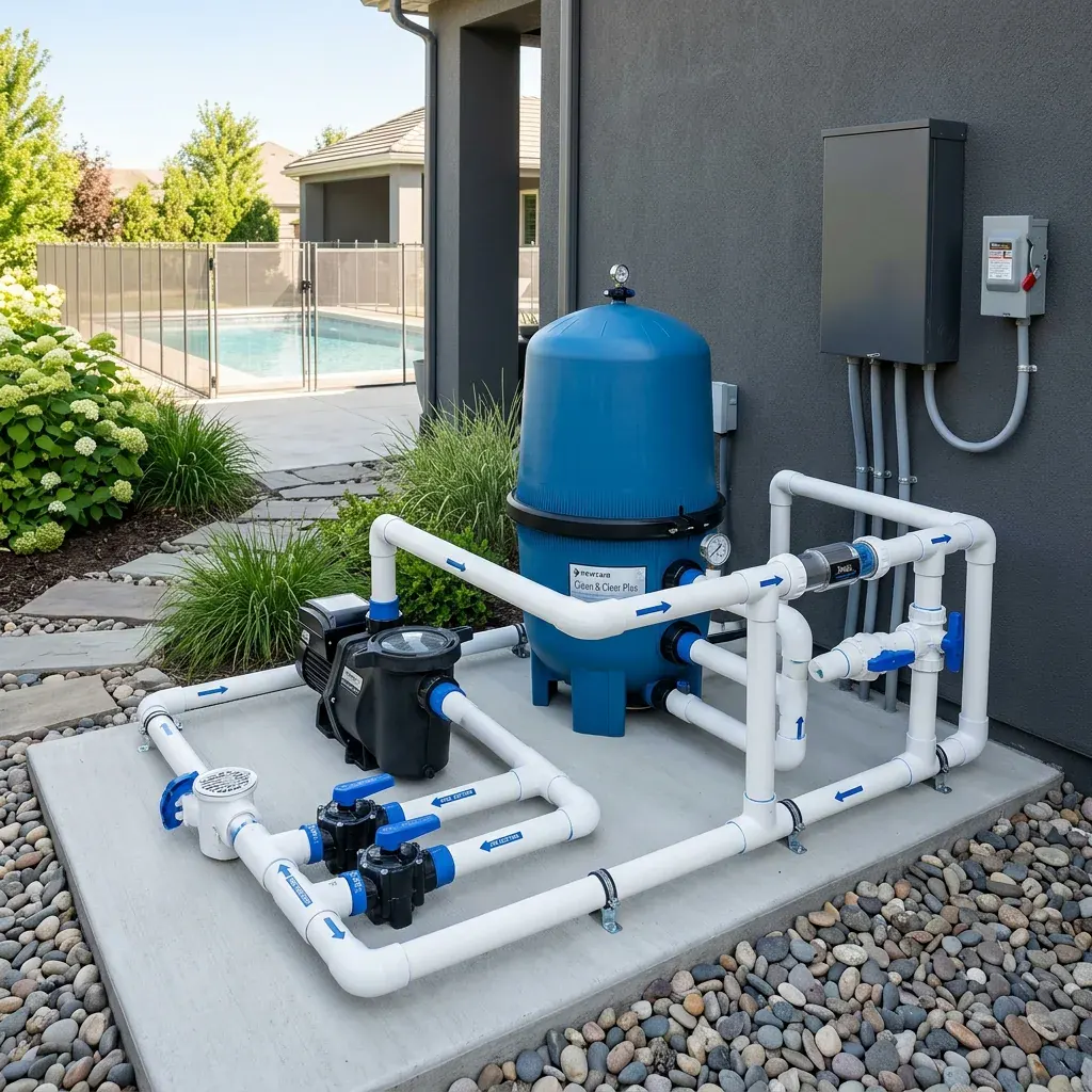 Pool equipment pad