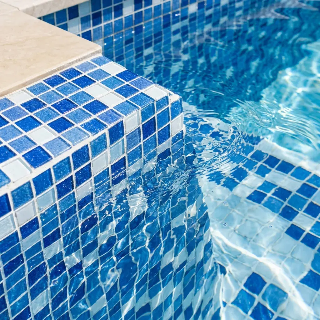 Pool tile cleaning